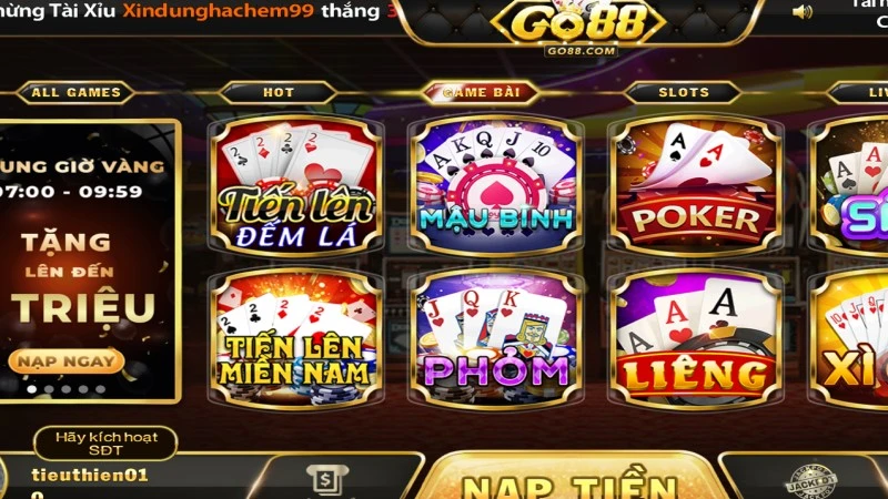 Khái quát chung về tiến lên đếm lá tại Go88