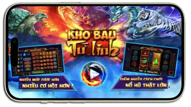 Kho báu tứ linh cực hấp dẫn tại Go88