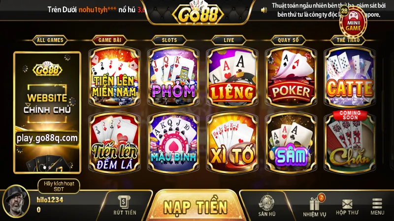 Đánh giá chung về sân chơi Go88 online