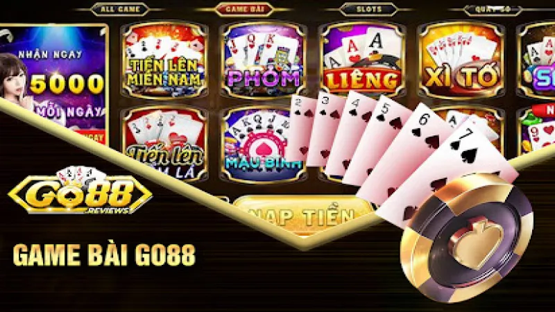 Khái quát chung về những bộ môn game bài hấp dẫn nhất tại Go88