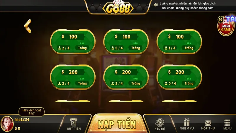 Những thuật ngữ chơi phỏm mà người chơi nên biết tại Go88 ios